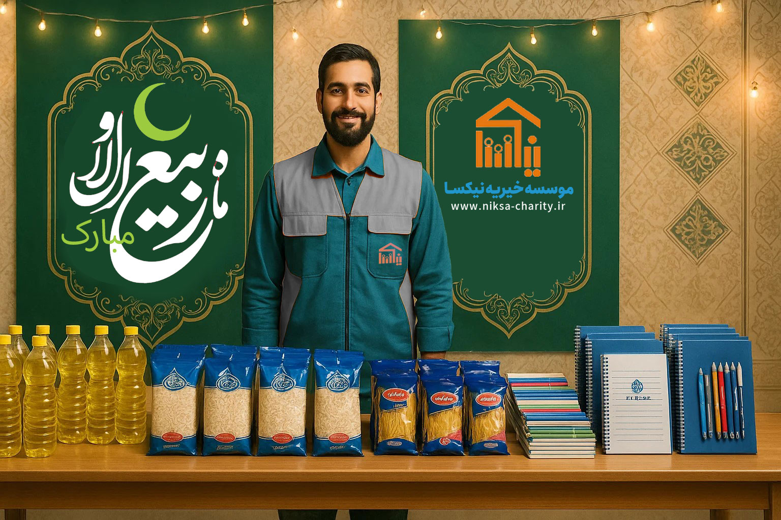 مهربانی در عمل؛ توزیع بسته‌های ارزاق و نوشت‌افزار به مناسبت ماه مبارک ربیع‌الاول